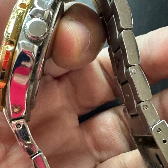 GUESS Women’s Two-Tone Crystal Accent Watch – U13586L2 - Picture 8 of 9